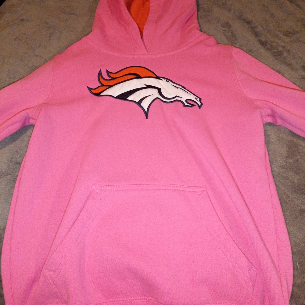NFL Pink and Orange Team Apparel Hoodie